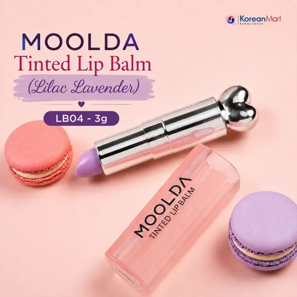 MOOLDA Tinted Lip Balm (Lilac Lavender) LB04 - 3g